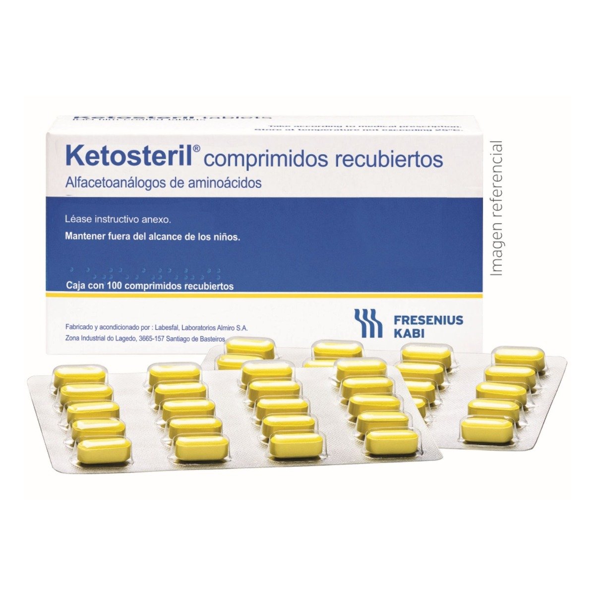 Ketosteril Comprimidos Recubiertos - Caja 100 UN, , large image number null