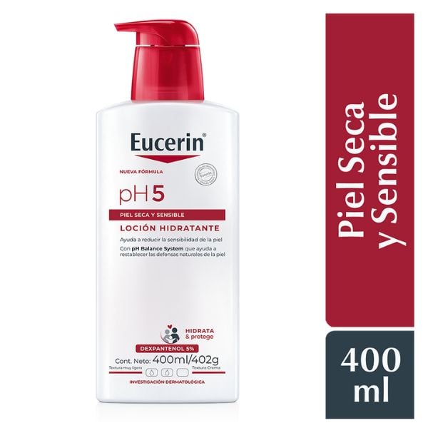 Eucerin pH5 Loci&oacute;n Hidratante Piel Seca y Sensible - Frasco 400 ML, , large image number null