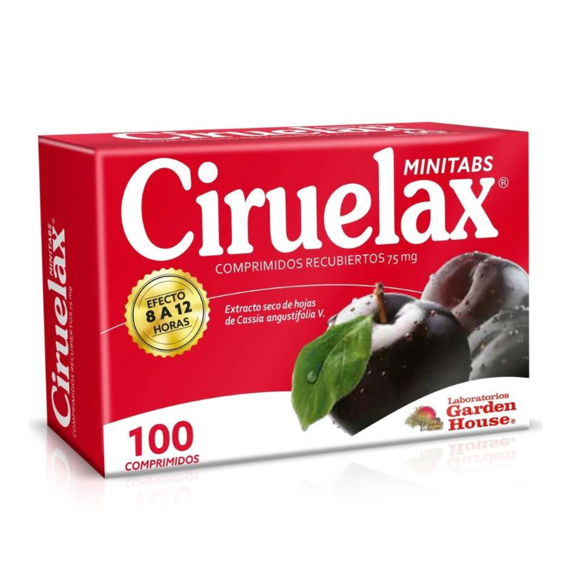 Ciruelax Minitabs Comprimidos Recubiertos - Caja 100 UN, , large image number null