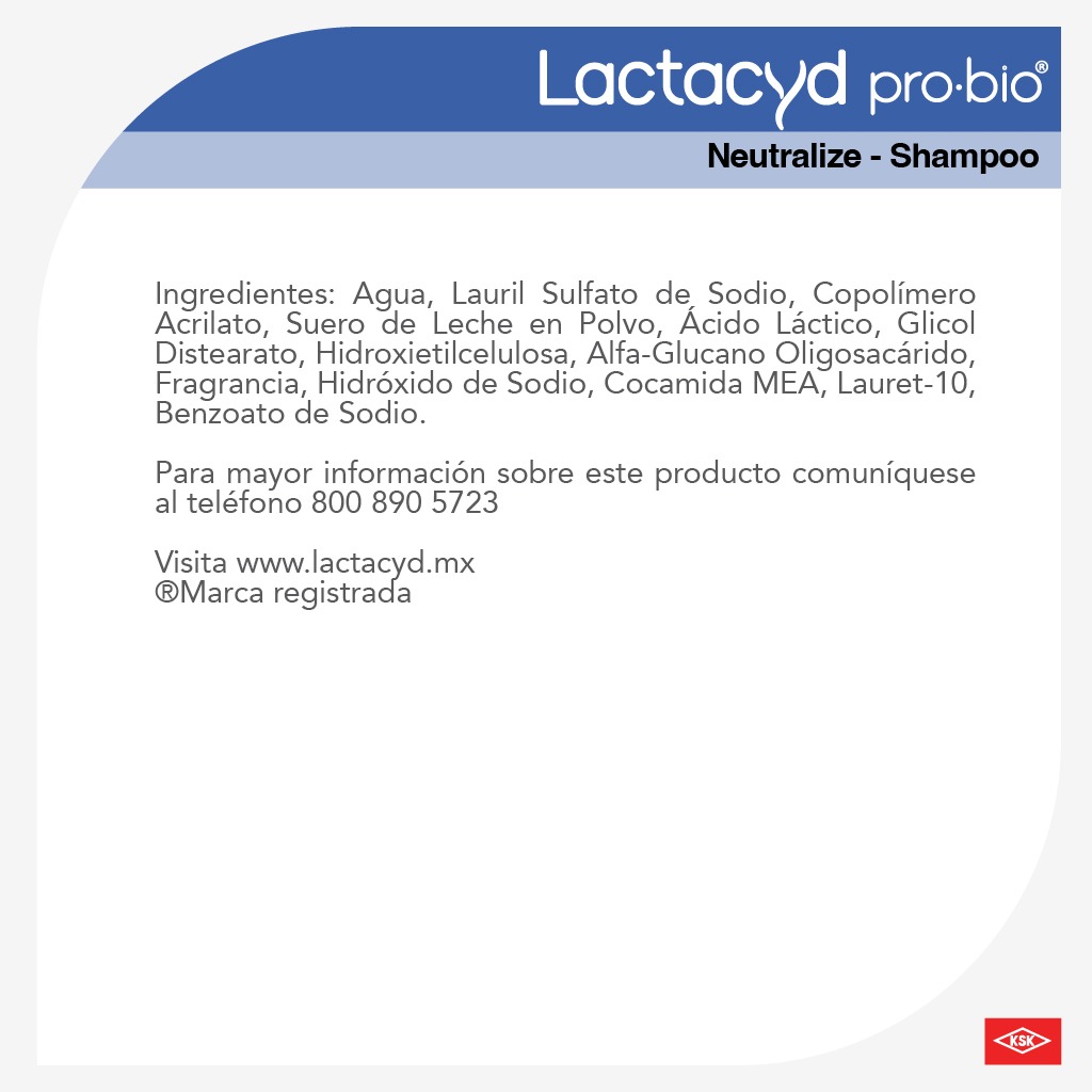 Lactacyd Pro Bio Neutralize Shampoo &Iacute;ntimo - Frasco 220 Ml, , large image number null