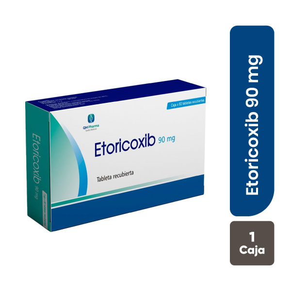 Etoricoxib 90mg Tableta recubierta image number null