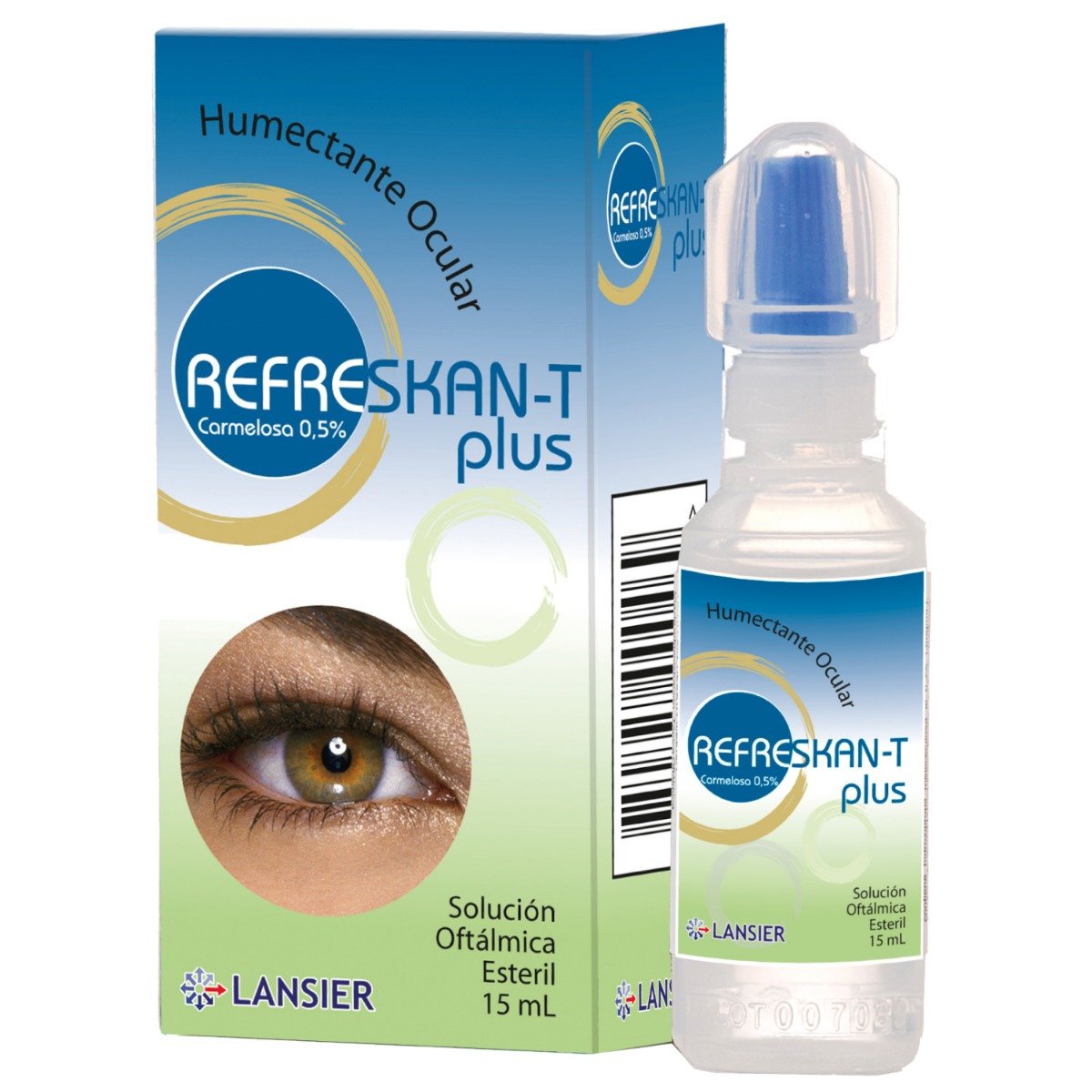 Refreskan-T Plus Soluci&oacute;n Oft&aacute;lmica - Frasco 15 ML, , large image number null