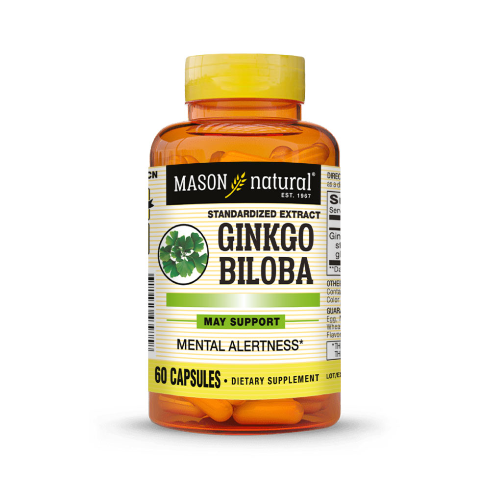 Ginkgo Biloba C&aacute;psulas - Frasco 60 UN, , large image number null