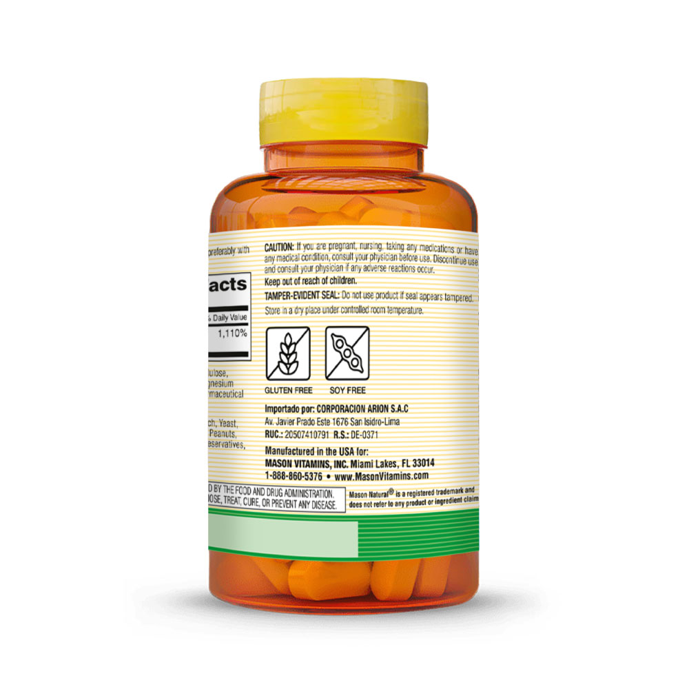 Vitamina C 1000 Mg Tabletas - Frasco 100 UN, , large image number null