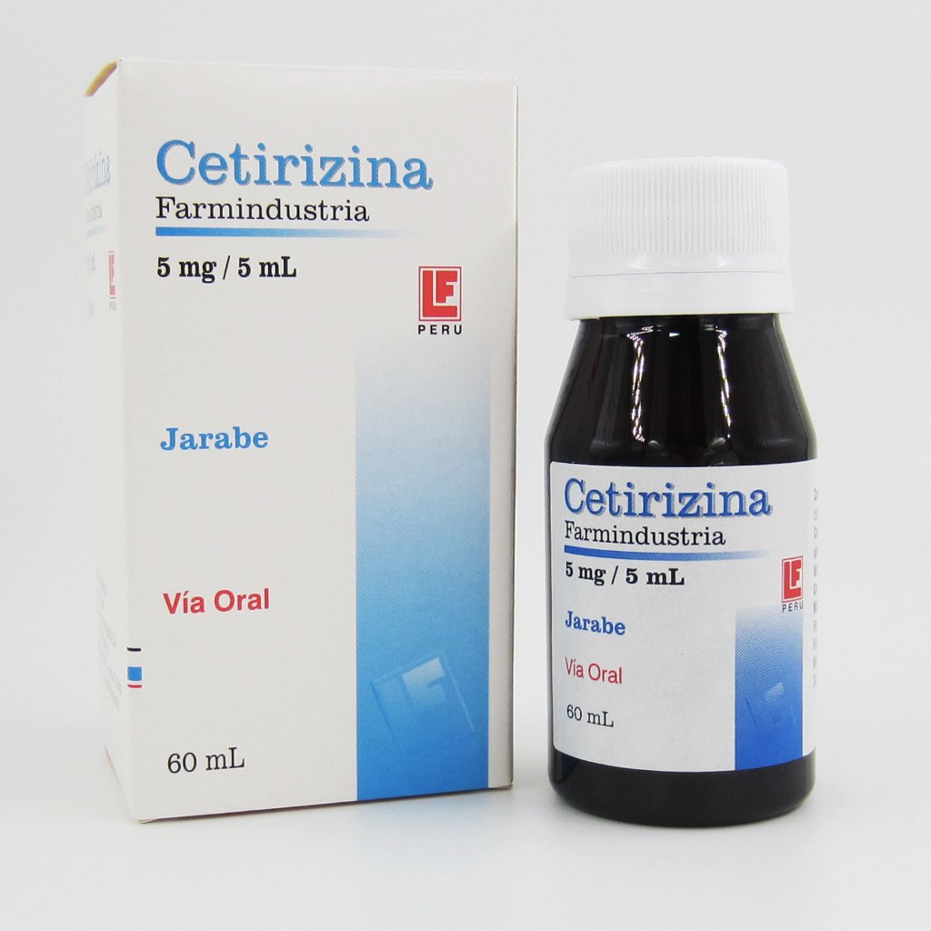 Cetirizina 5Mg/5Ml Jarabe - Frasco 60 ML, , large image number null