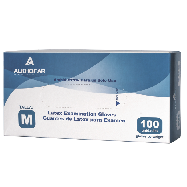 Guantes Descartables Talla M  - Caja 100 UN, , large image number null