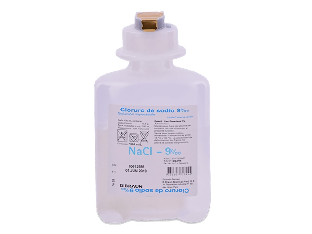 Cloruro De Sodio 9% - Frasco 100 ML, , large image number null