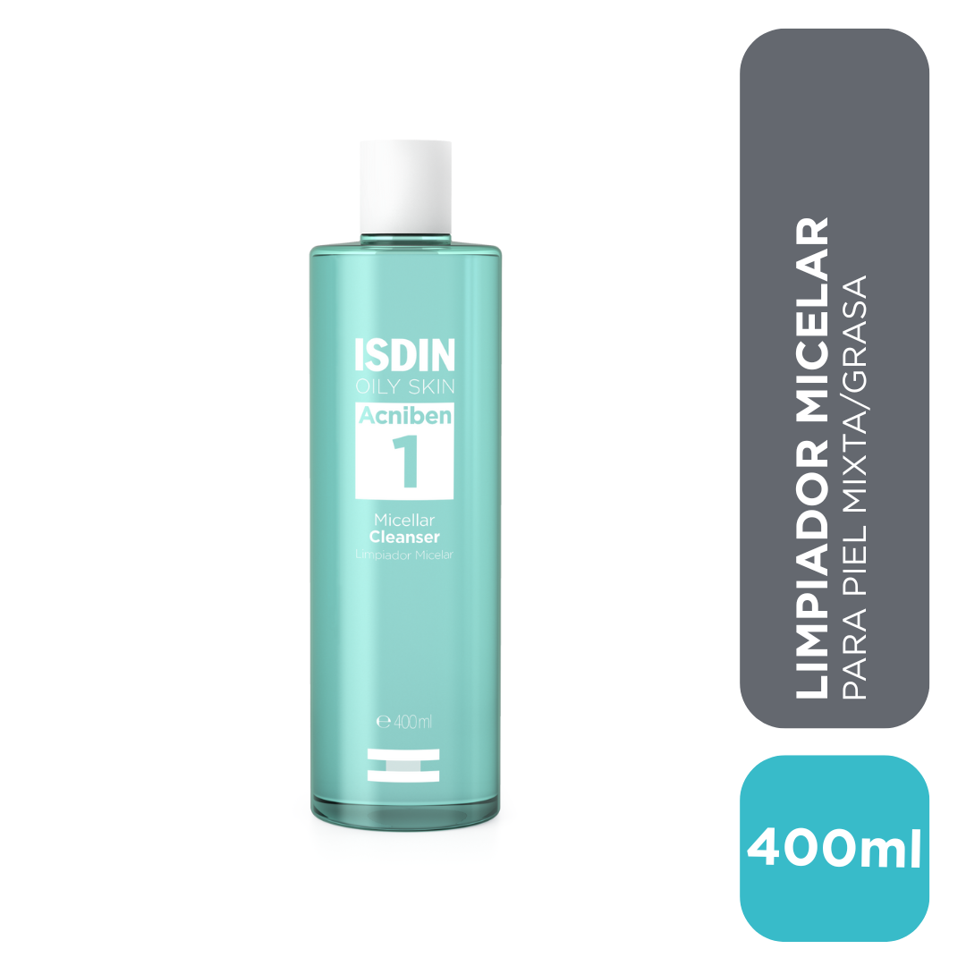 Isdin Acniben Micellar Cleanser - Frasco 400 ML, , large image number null