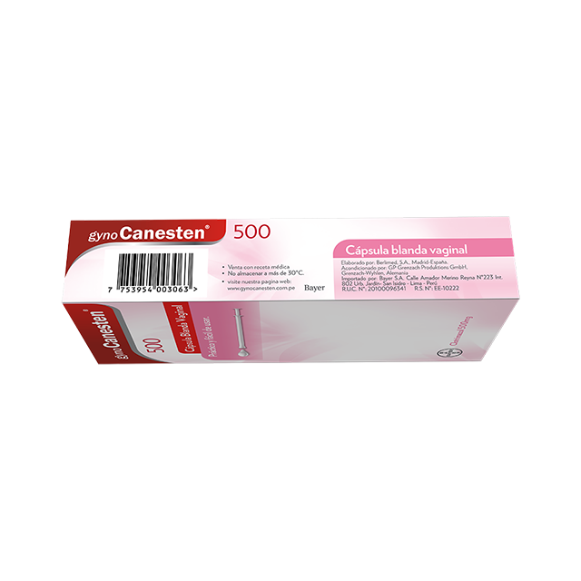 Gynocanesten 500 Mg C&aacute;psula Blanda Vaginal - Caja 1 UN, , large image number null