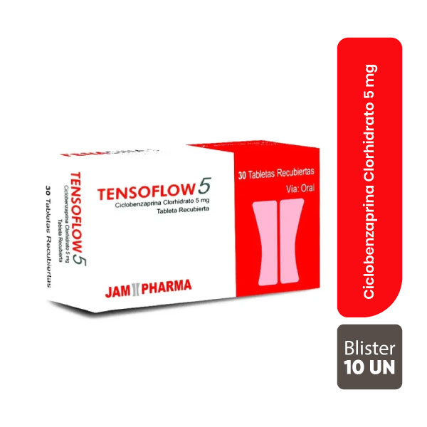 Tensoflow 5 Mg Tableta Recubierta - Bl&iacute;ster 10 UN, , large image number null