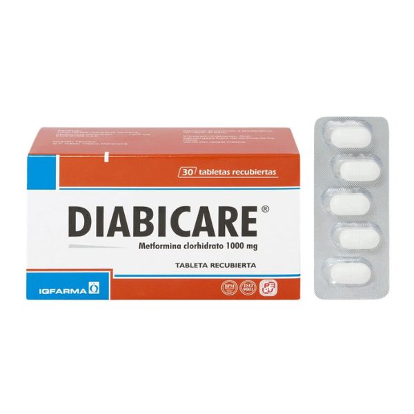 Diabicare 1000 Mg - Caja 30 UN, , large image number null