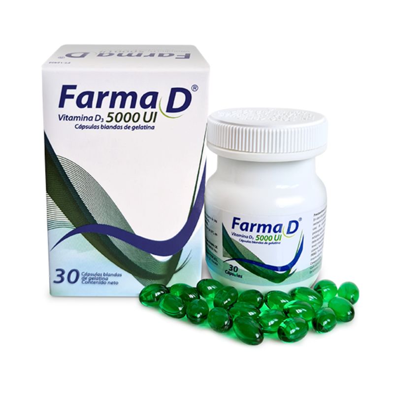 Farma D 5000 UI - Frasco  30UN, , large image number null