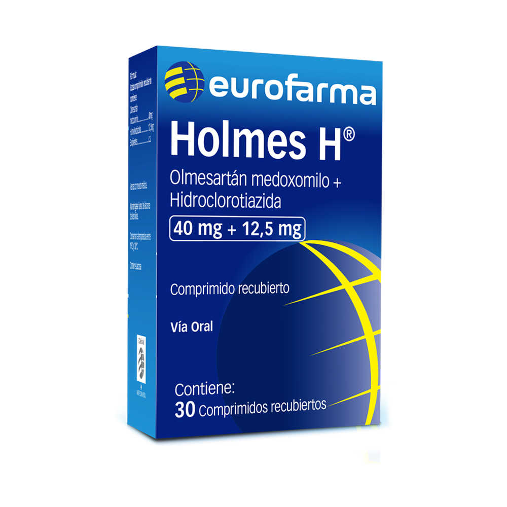 Holmes H 40 Mg/12.5 Mg - Caja 30 comprimidos, , large image number null