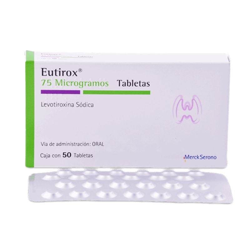 Eutirox 75 Mcg Tabletas - Caja 50 UN, , large image number null
