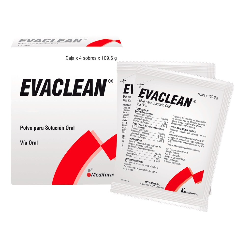 Evaclean Polvo Suspensi&oacute;n Oral Sobres - Caja 4 UN, , large image number null