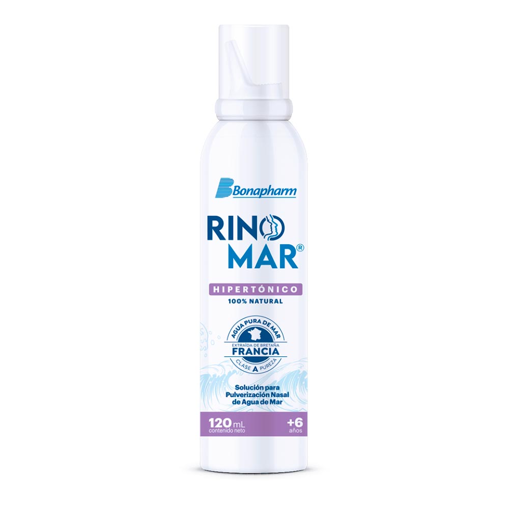 Soluci&oacute;n Nasal Spray Rinomar Hipertonico - Frasco 120 ML, , large image number null