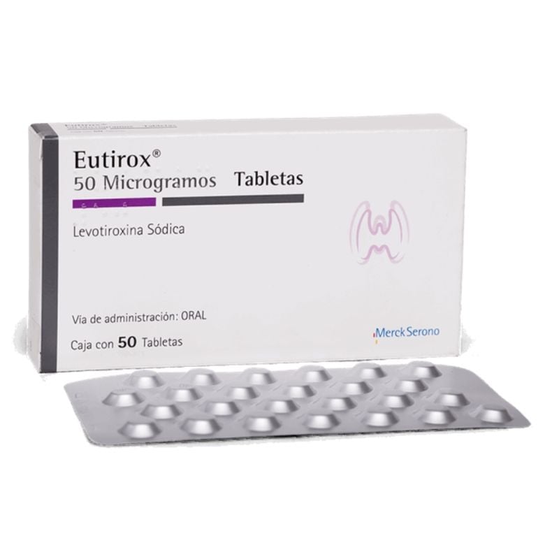 Eutirox 50 Mcg Tabletas - Caja 50 UN, , large image number null