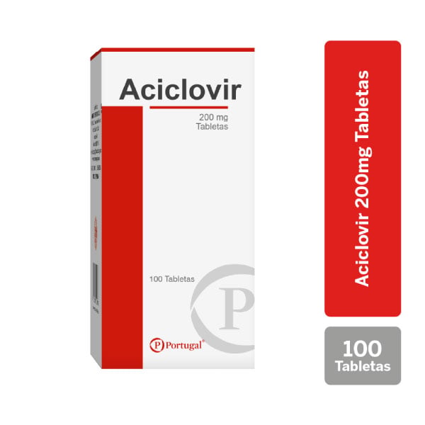 Aciclovir 200 Mg - Caja 100 UN, , large image number null