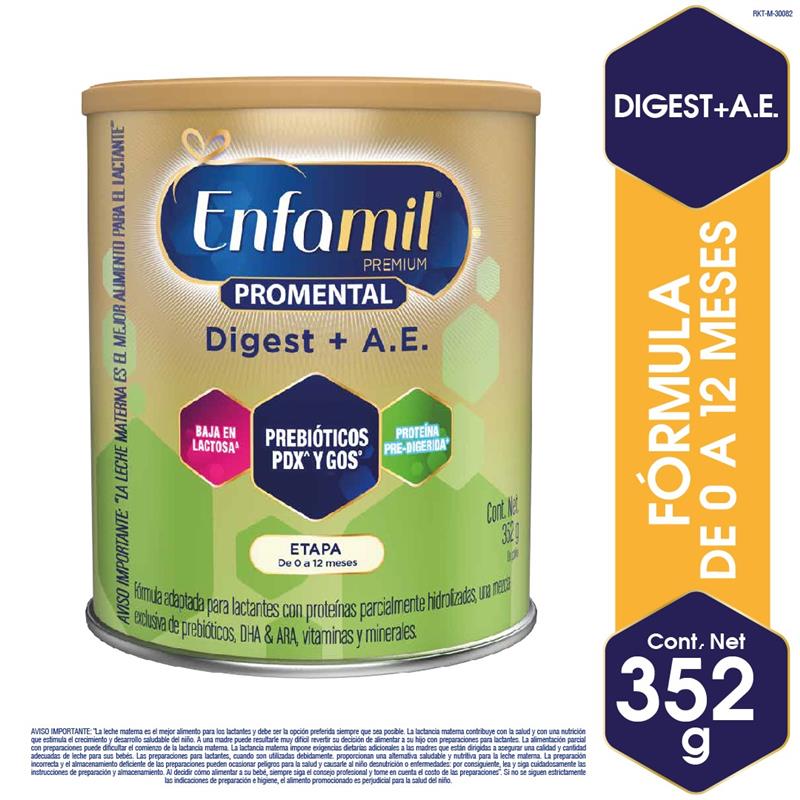 F&oacute;rmula Infantil Enfamil Premium Promental Digest + AE - Lata 352 G, , large image number null