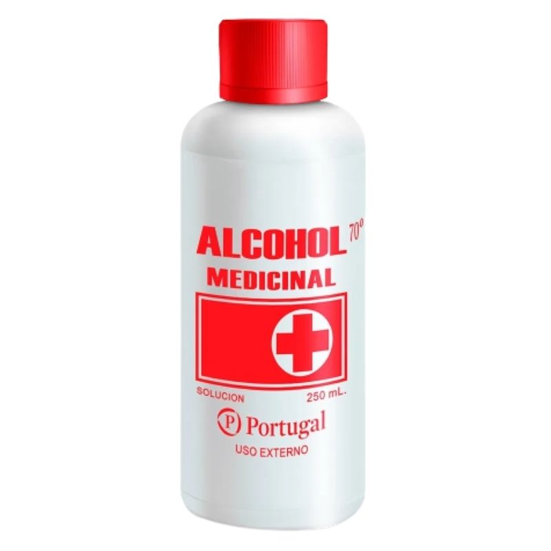 Alcohol 70&deg; Portugal - Frasco 250 ML, , large image number null