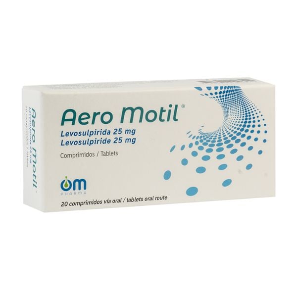 Aero Motil Levosulpirida 25 mg - Caja 20 UN, , large image number null