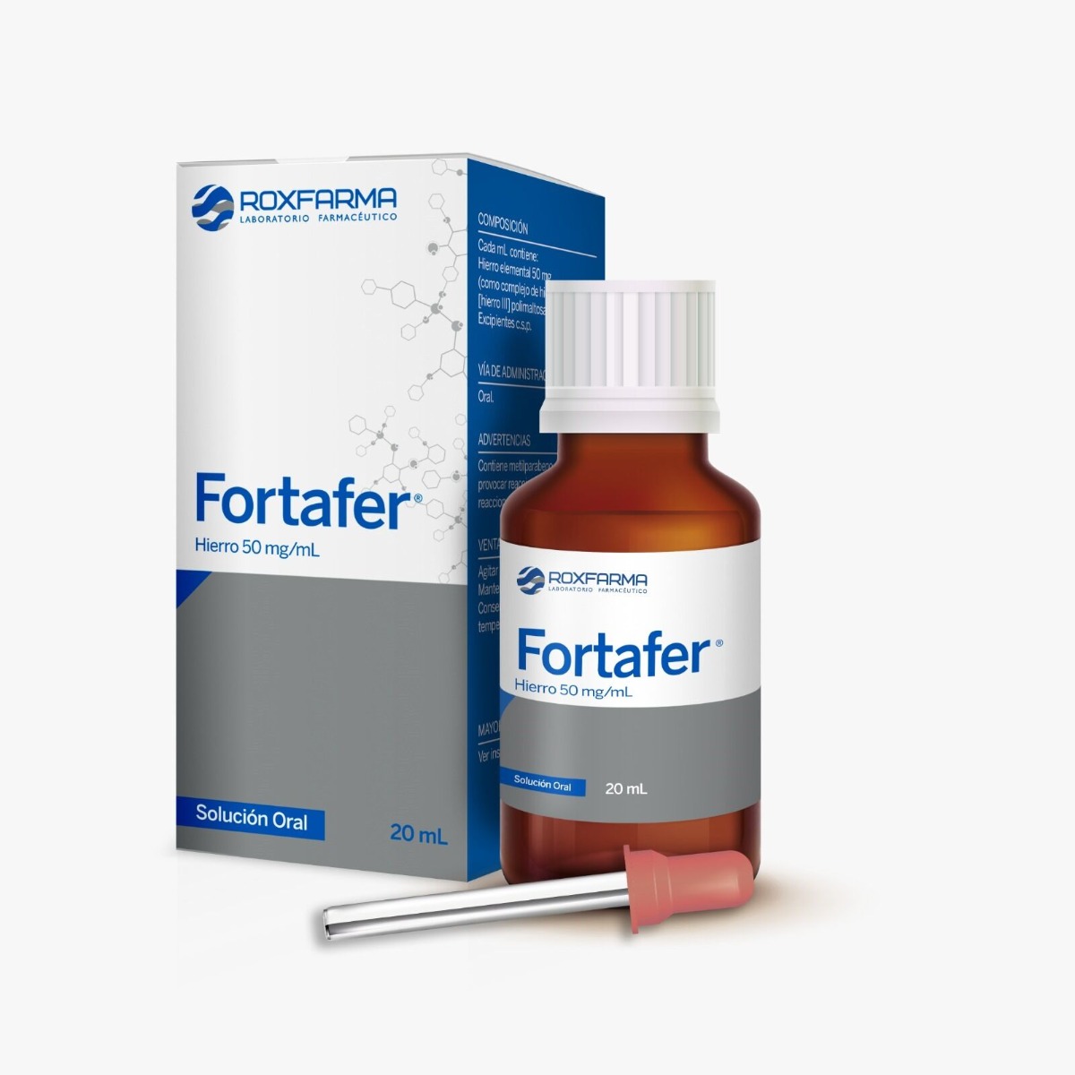 Soluci&ograve;n Oral Fortafer 50mg/ml - Frasco 20 ML, , large image number null