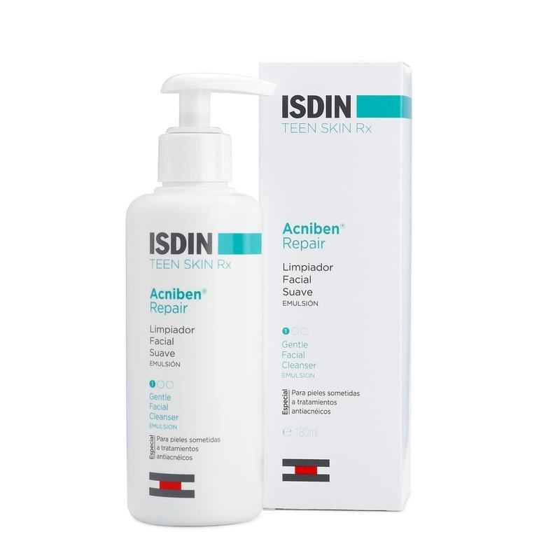 Isdin Acniben Repair Gel Limpiador Facial - Frasco 180 ML, , large image number null