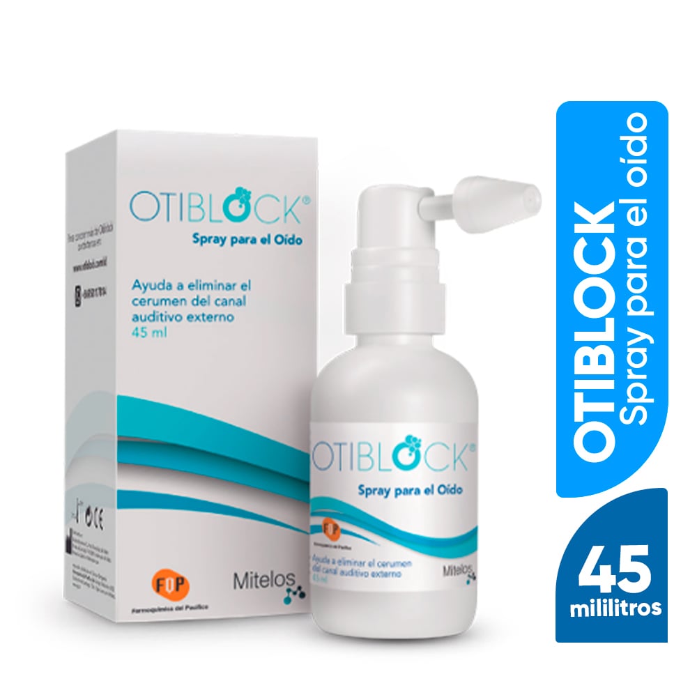 Otiblock Spray Para El Cerumen Del Oido - Tubo 45 ML, , large image number null