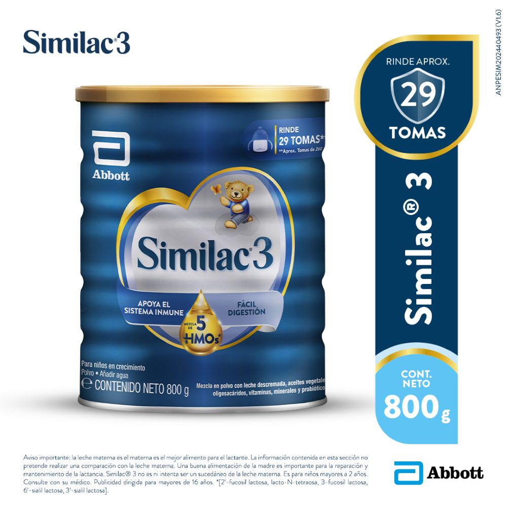 Similac 3 HMO - Lata 800 G, , large image number null