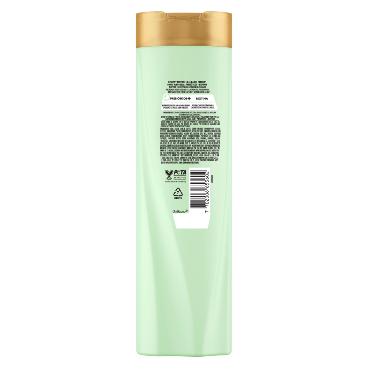 Shampoo Sedal Prebi&oacute;ticos + Biotina - Frasco 340 ML, , large image number null