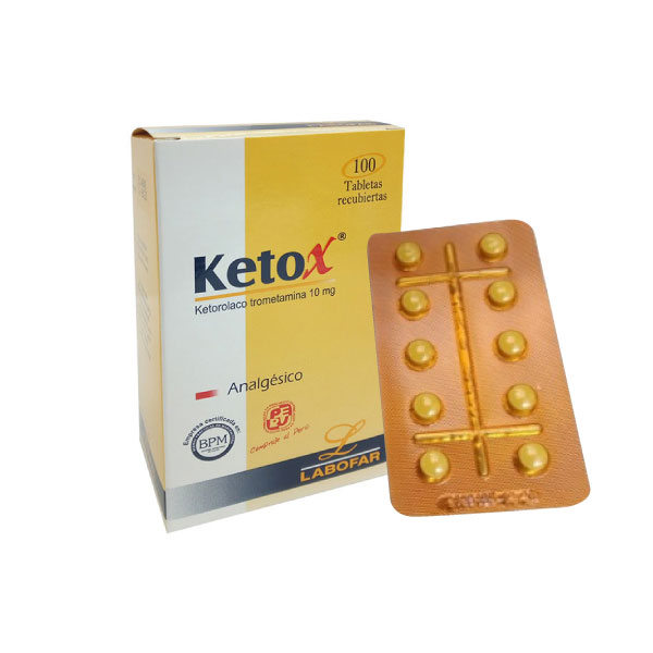 Ketox 10mg Tableta Recubierta - Blister 10 UN, , large image number null