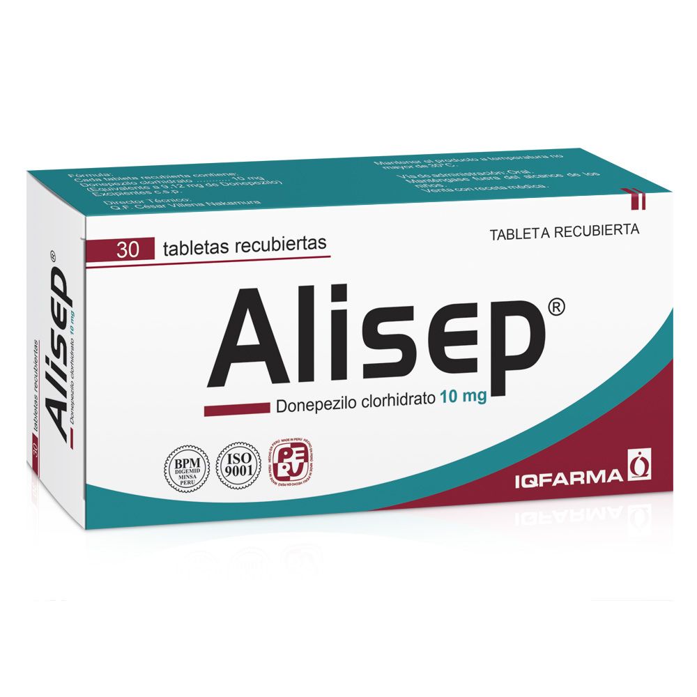 Alisep 10 Mg Tabletas Recubierta - Caja 30 UN, , large image number null