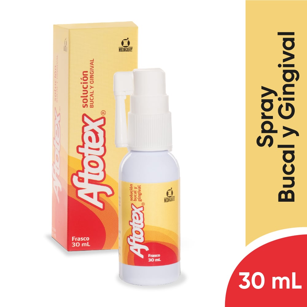 Spray Aftotex Soluci&oacute;n Bucal Y Gingival - Frasco 30 ML, , large image number null