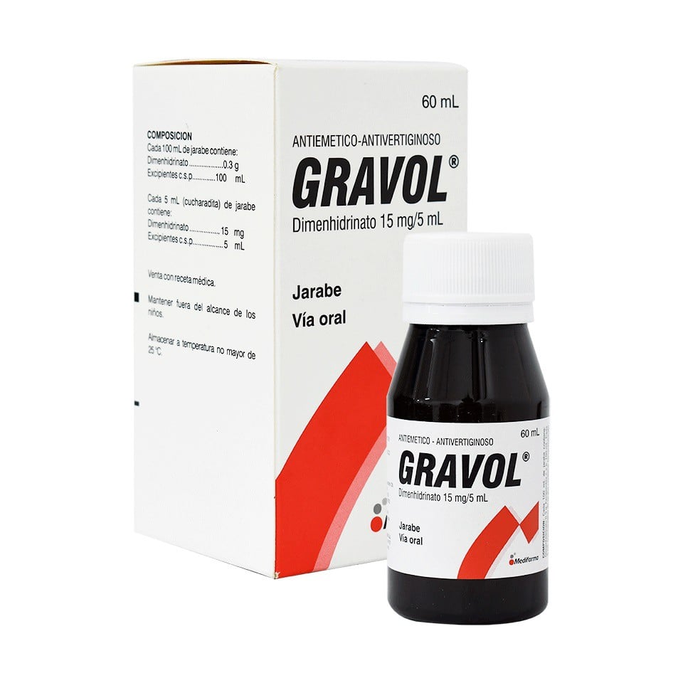 Gravol Jarabe - Frasco 60 ML, , large image number null