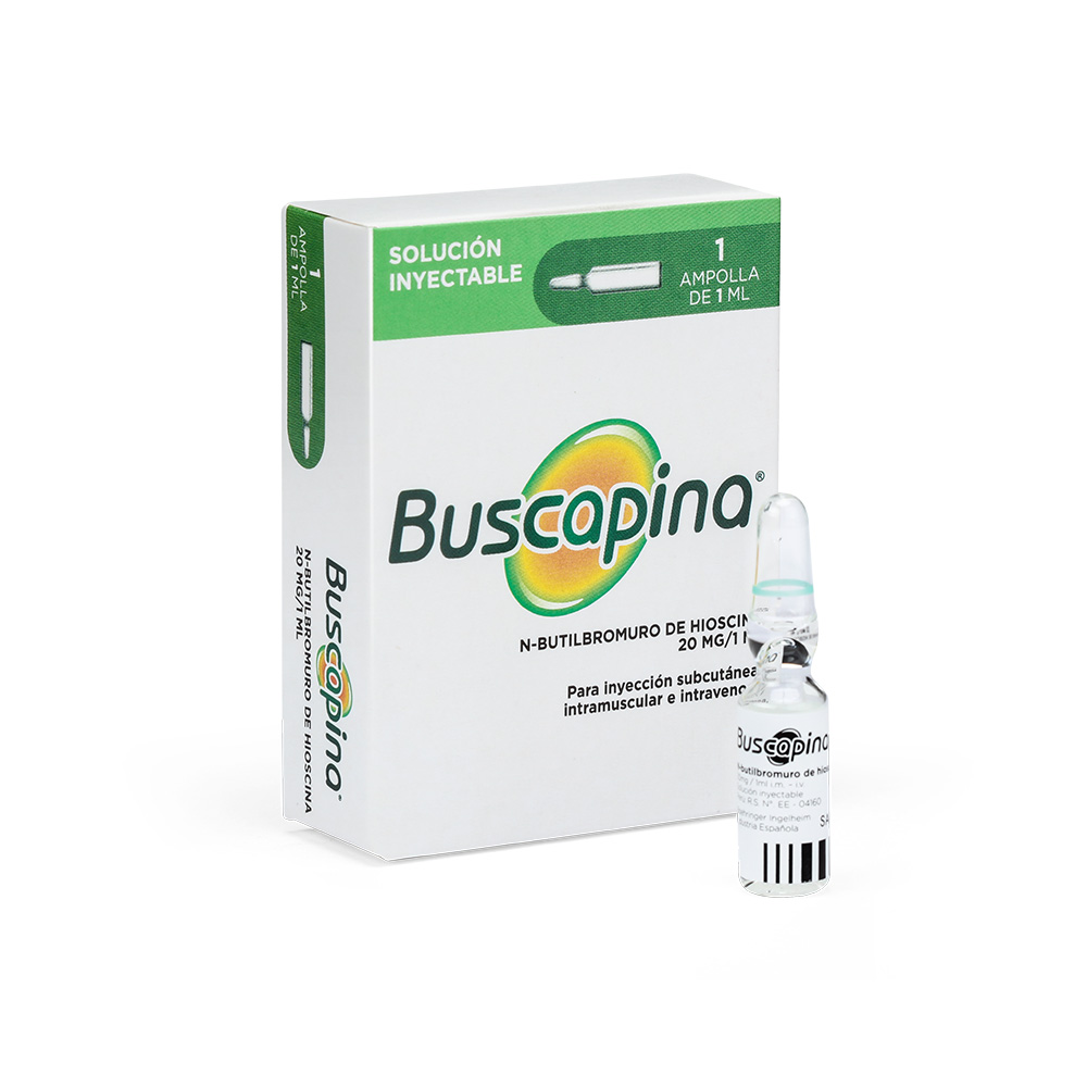 Buscapina 20Mg/1Ml Soluci&oacute;n Inyectable - Ampolla 1 UN, , large image number null