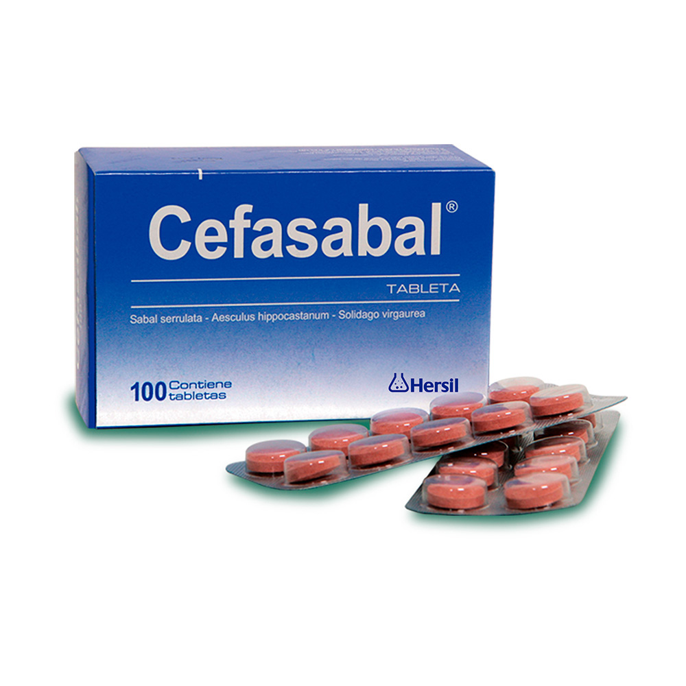 Cefasabal Tabletas - Caja 100 UN, , large image number null