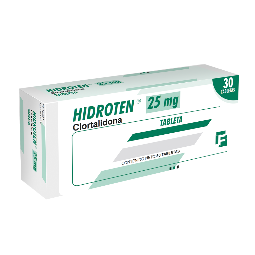 Hidroten 25 Mg Tabletas - Caja 30 UN, , large image number null
