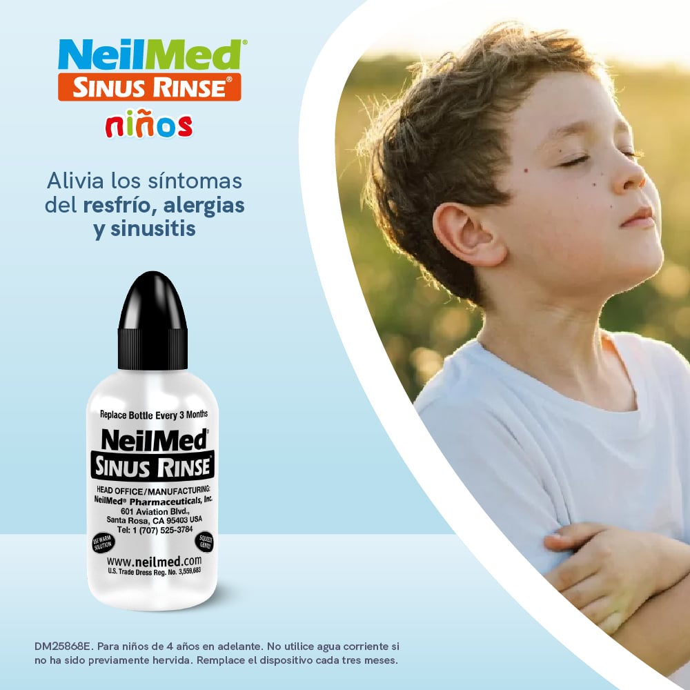 Enjuague Nasal Ni&ntilde;os NeilMed Sinus Rinse Sobres - Caja 30 UN, , large image number null