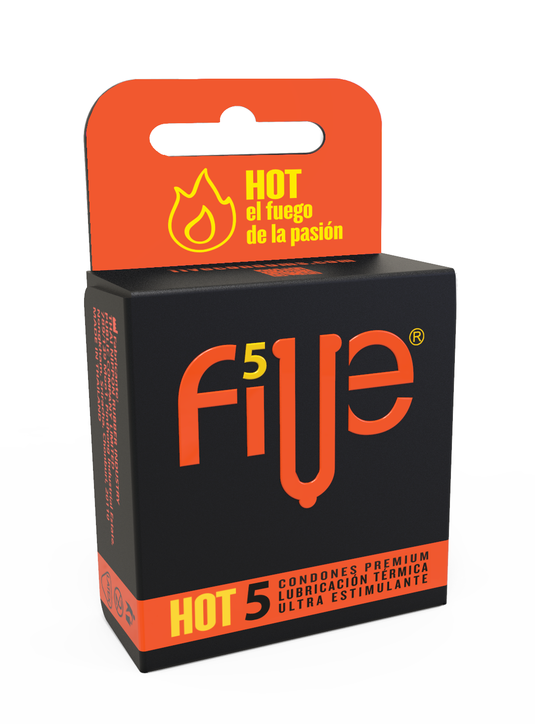 Preservativo Five Hot Ult - Caja 5 UN, , large image number null