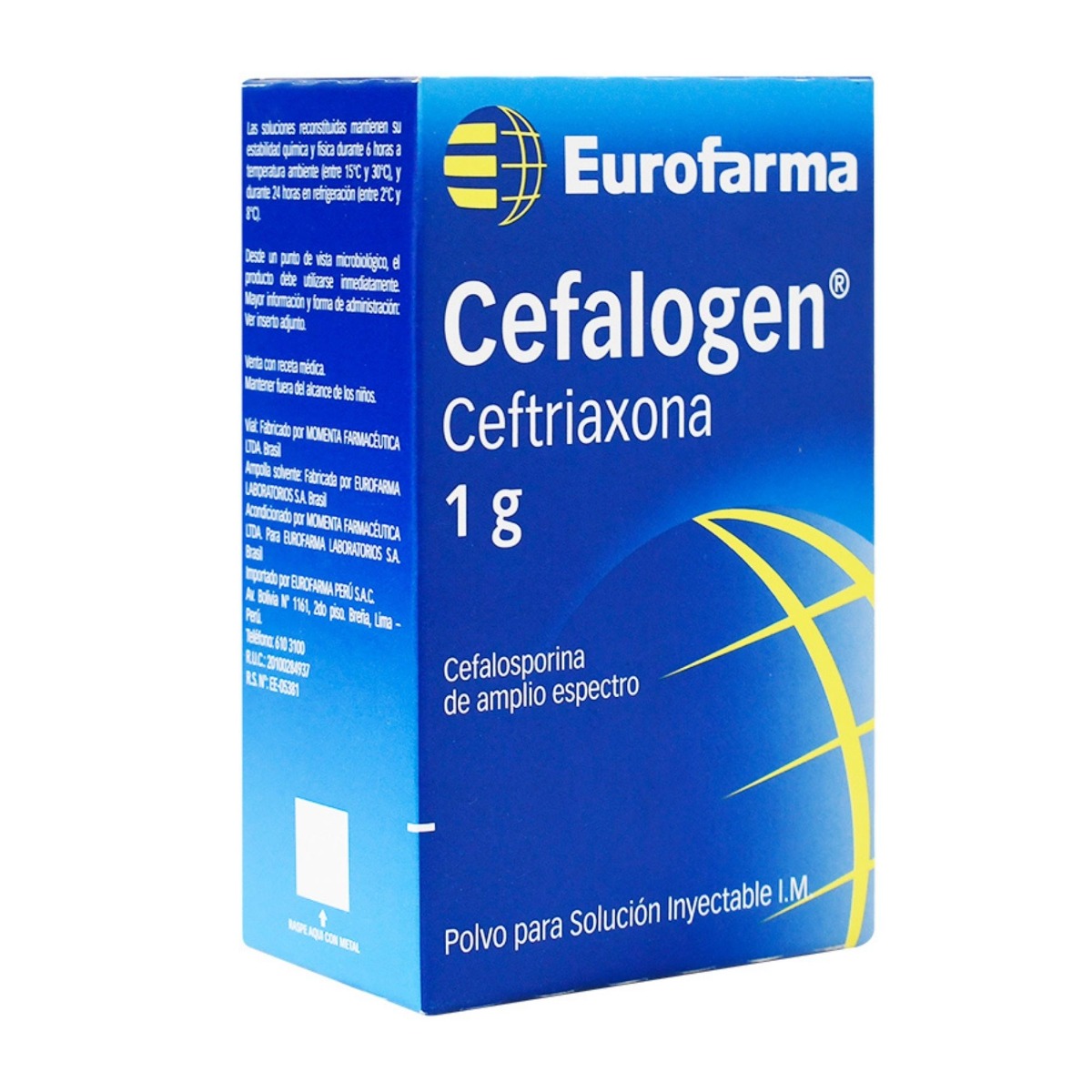 Cefalogen  I.M. 1G - Ampolla 1 UN, , large image number null