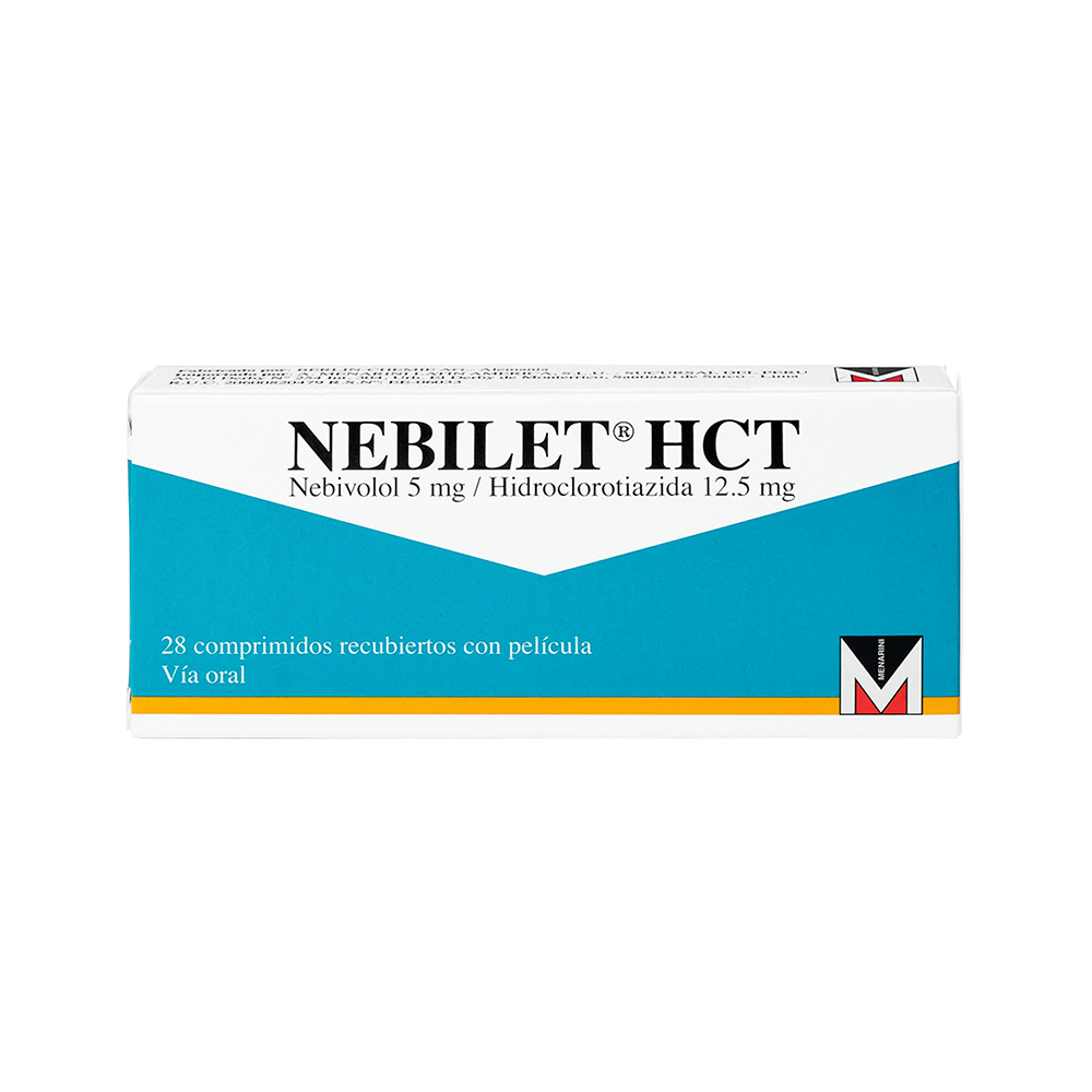 Nebilet HCT 5/12 mg - Caja 28 comprimidos, , large image number null