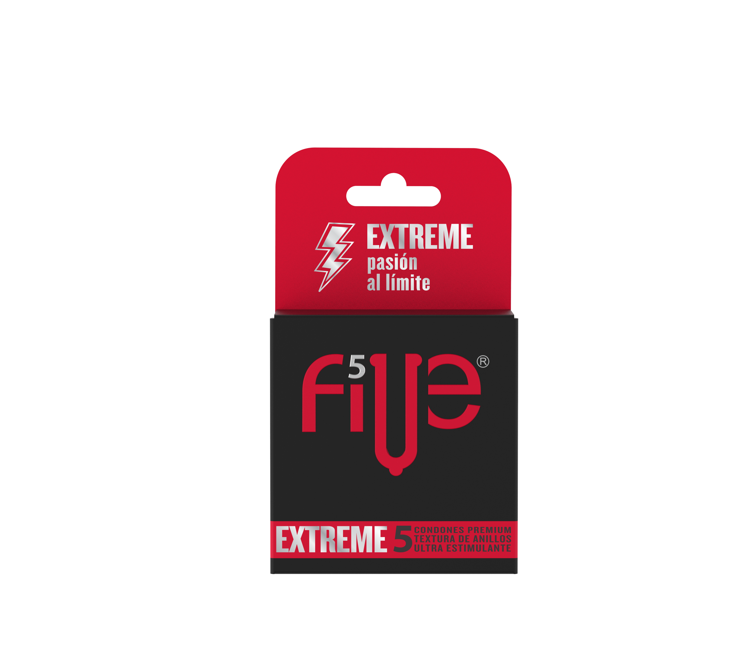 Preservativos Five Extreme Ultra Estimulante - Caja 5 UN, , large image number null