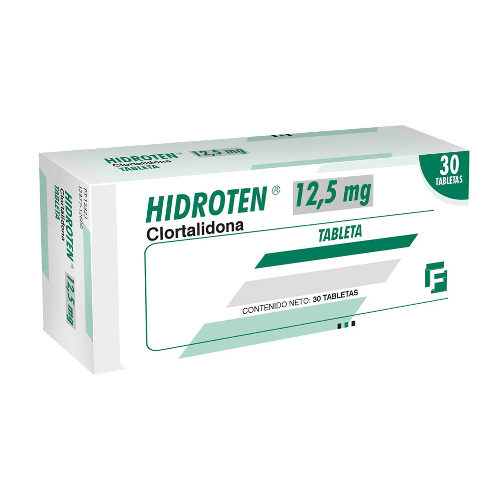 Hidroten 12.5 Mg Tabletas - Caja 30 UN, , large image number null