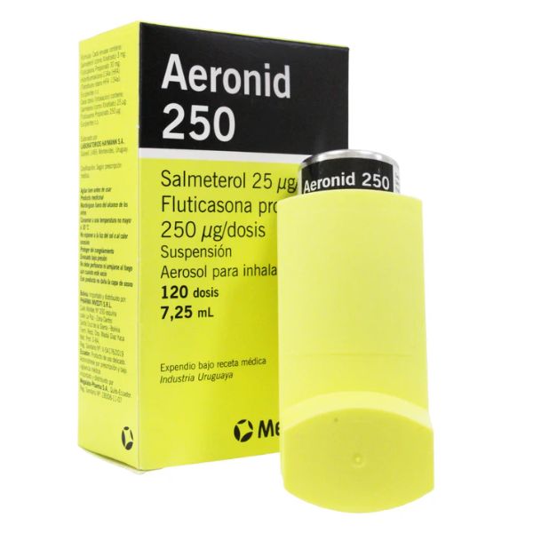 Aeronid 250 Suspensi&oacute;n Aerosol Inhalaci&oacute;n Bucal - Frasco 120 DSS, , large image number null