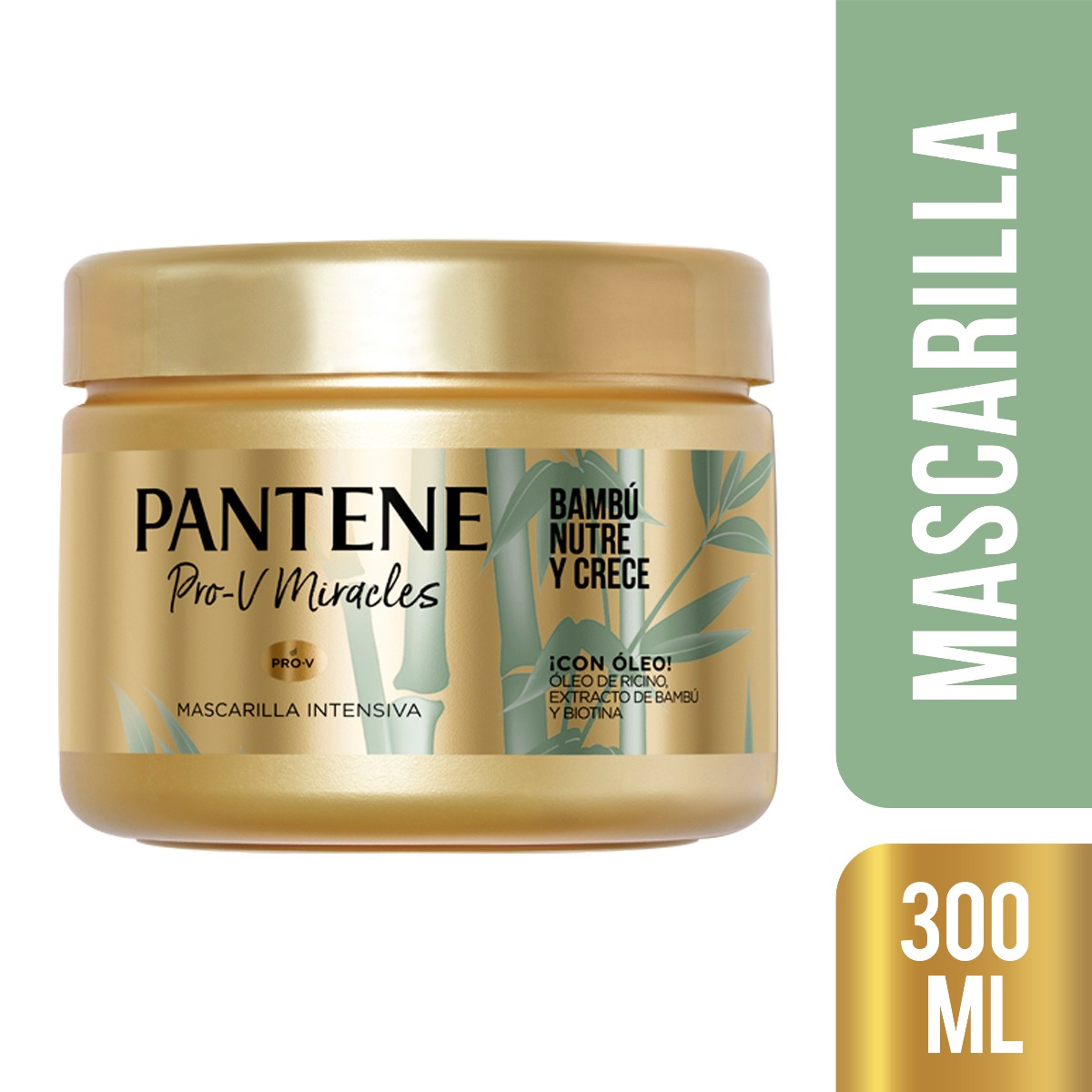 Pantene Mascarilla Bamb&uacute; - Frasco 300 ML, , large image number null