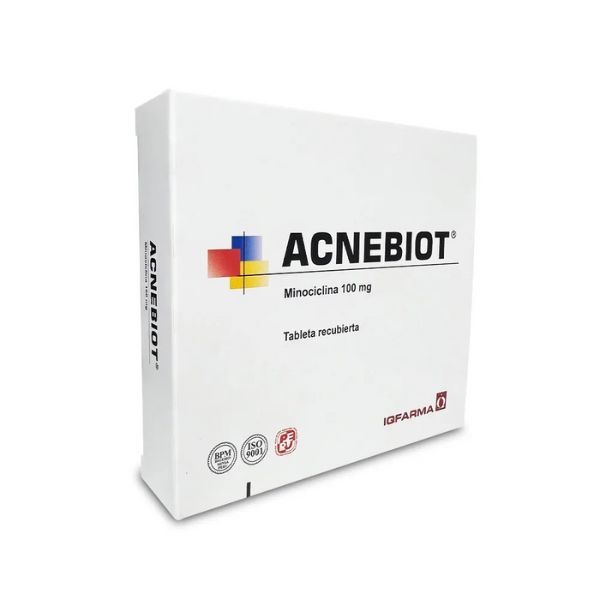 Acnebiot 100 Mg Tabletas Recubiertas - Caja 30 UN, , large image number null