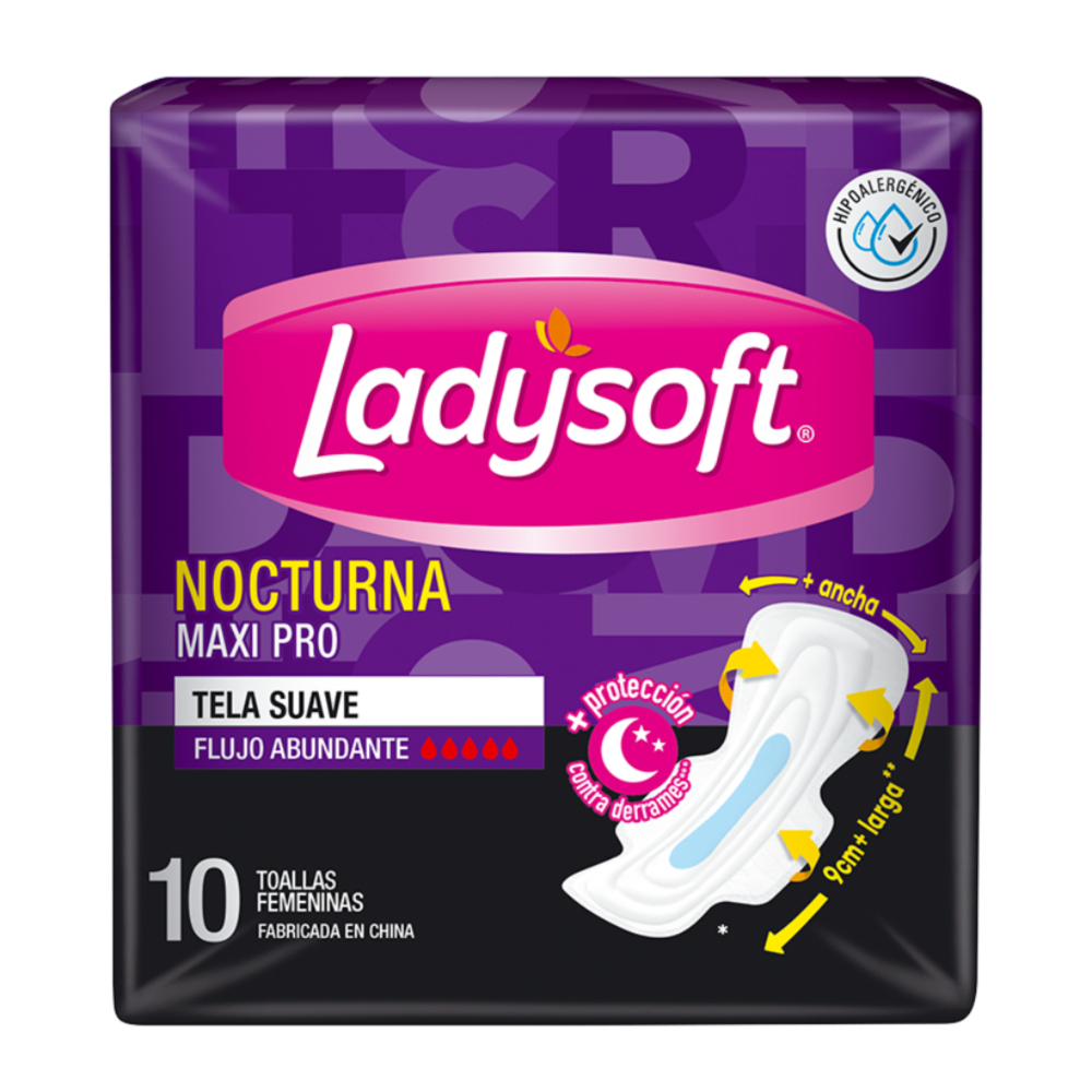 Ladysoft Nocturna Maxi Pro - Bolsa 10 UN, , large image number null