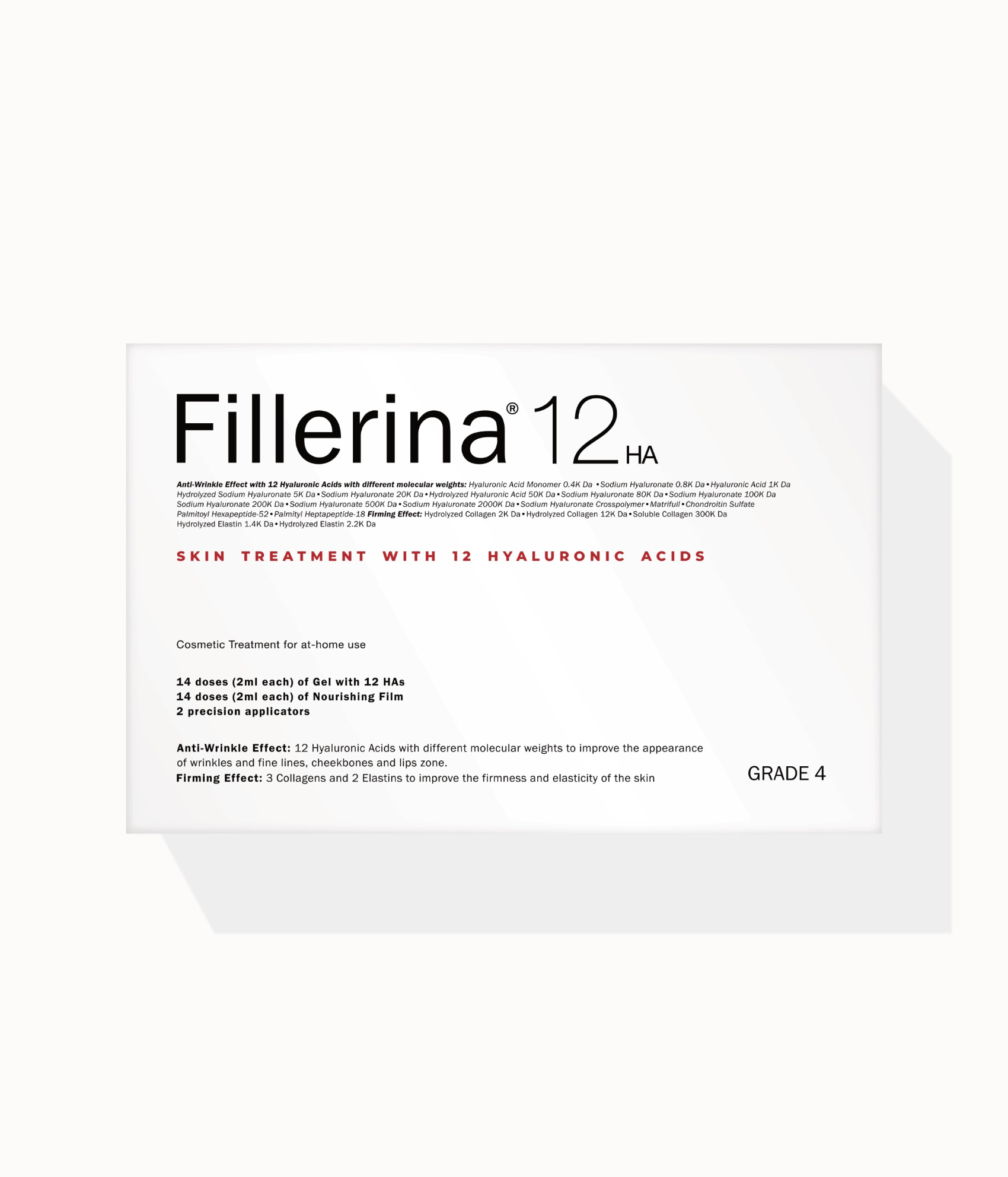 Fillerina&reg; 12 Ha Tratamiento Grado 4 - Caja 1 UN, , large image number null