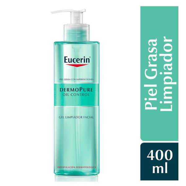 Eucerin Dermopure Gel Limpiador Facial - Frasco 400 ML, , large image number null