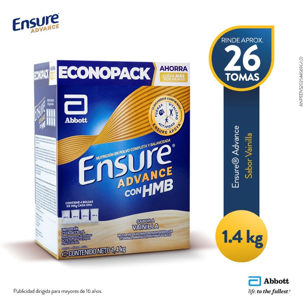 Ensure Advance Sabor Vainilla  - Caja 1.4 KG, , large image number null